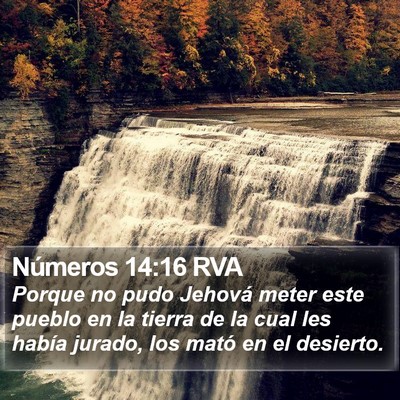 Números 14:16 RVA Bible Verse Image