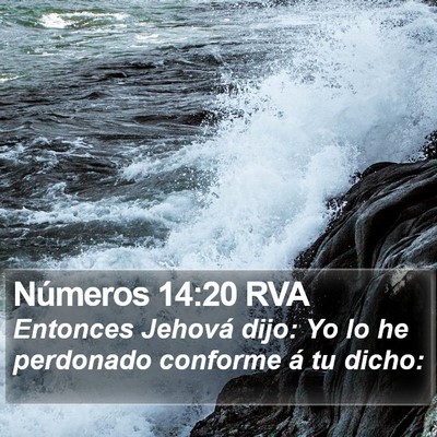 Números 14:20 RVA Bible Verse Image