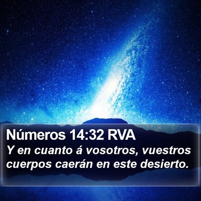 Números 14:32 RVA Bible Verse Image