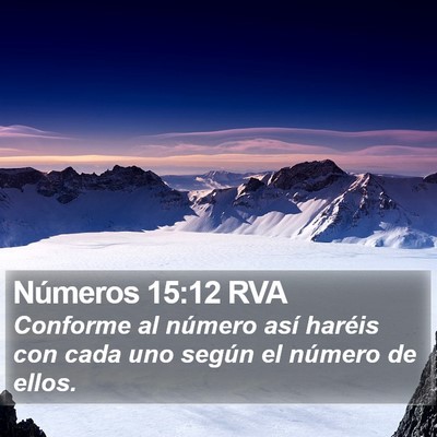 Números 15:12 RVA Bible Verse Image