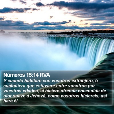 Números 15:14 RVA Bible Verse Image