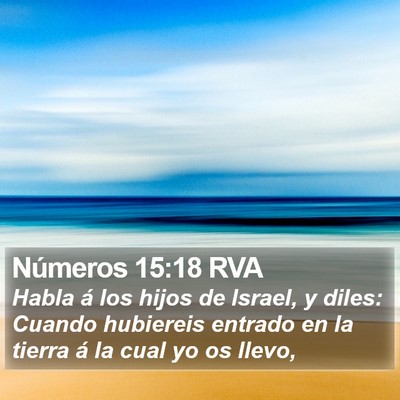 Números 15:18 RVA Bible Verse Image
