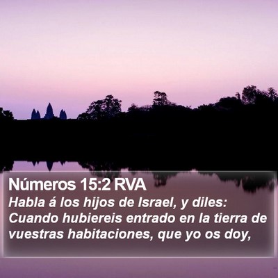 Números 15:2 RVA Bible Verse Image