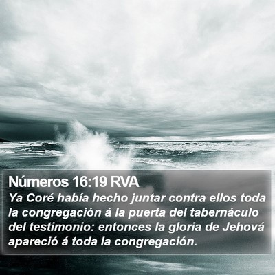 Números 16:19 RVA Bible Verse Image