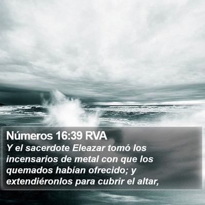Números 16:39 RVA Bible Verse Image