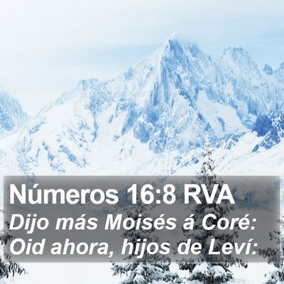 Números 16:8 RVA Bible Verse Image