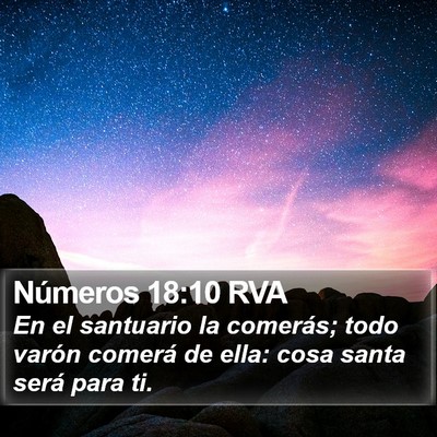 Números 18:10 RVA Bible Verse Image