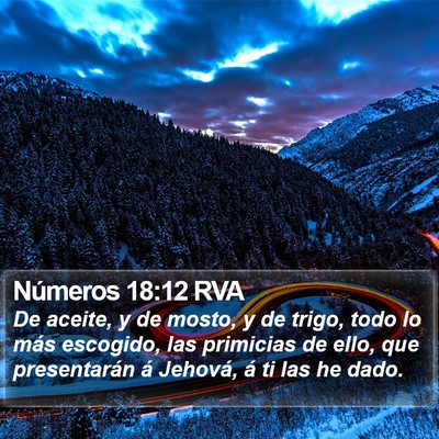 Números 18:12 RVA Bible Verse Image