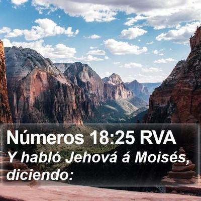 Números 18:25 RVA Bible Verse Image