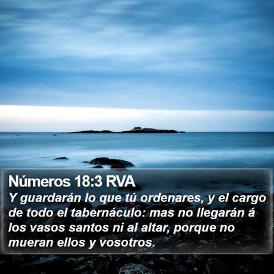 Números 18:3 RVA Bible Verse Image