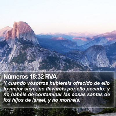 Números 18:32 RVA Bible Verse Image