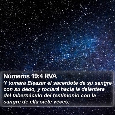 Números 19:4 RVA Bible Verse Image