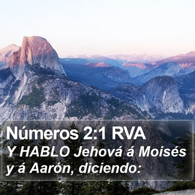 Números 2:1 RVA Bible Verse Image