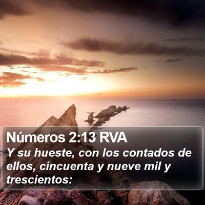 Números 2:13 RVA Bible Verse Image