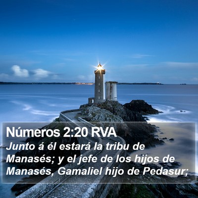 Números 2:20 RVA Bible Verse Image