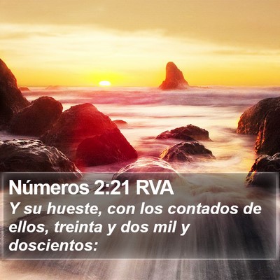 Números 2:21 RVA Bible Verse Image