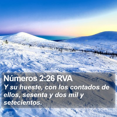 Números 2:26 RVA Bible Verse Image