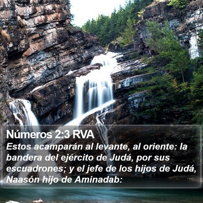 Números 2:3 RVA Bible Verse Image