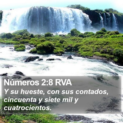 Números 2:8 RVA Bible Verse Image
