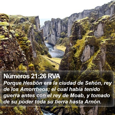 Números 21:26 RVA Bible Verse Image