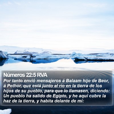 Números 22:5 RVA Bible Verse Image