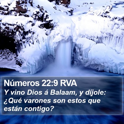 Números 22:9 RVA Bible Verse Image