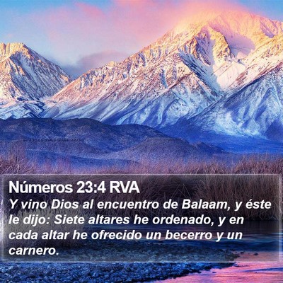 Números 23:4 RVA Bible Verse Image