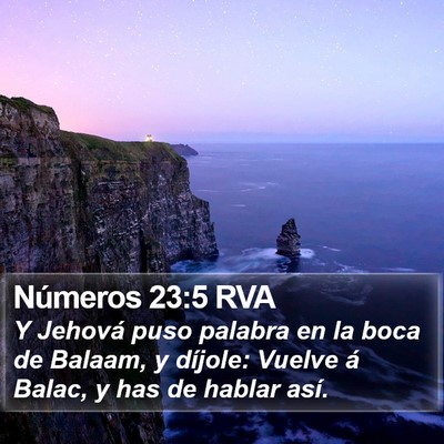 Números 23:5 RVA Bible Verse Image