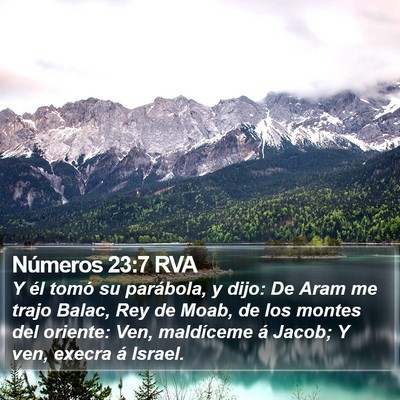 Números 23:7 RVA Bible Verse Image