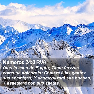 Números 24:8 RVA Bible Verse Image
