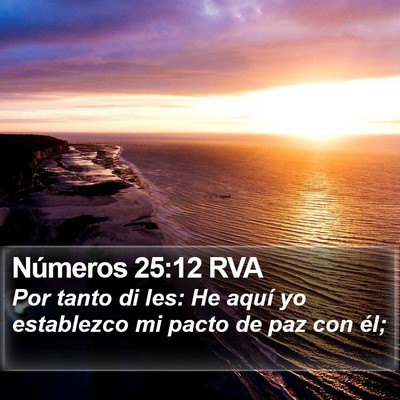 Números 25:12 RVA Bible Verse Image