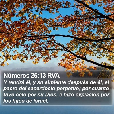 Números 25:13 RVA Bible Verse Image