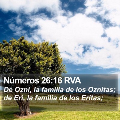 Números 26:16 RVA Bible Verse Image