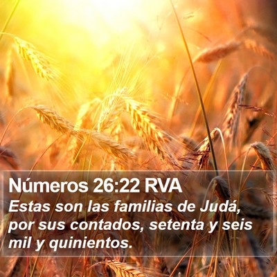 Números 26:22 RVA Bible Verse Image