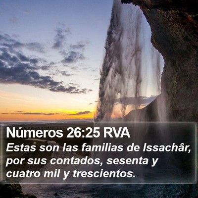 Números 26:25 RVA Bible Verse Image