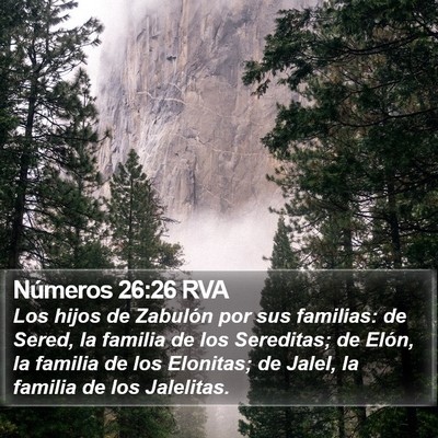 Números 26:26 RVA Bible Verse Image