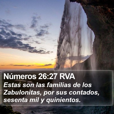 Números 26:27 RVA Bible Verse Image