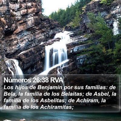 Números 26:38 RVA Bible Verse Image