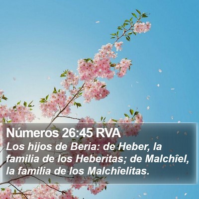 Números 26:45 RVA Bible Verse Image