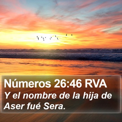 Números 26:46 RVA Bible Verse Image