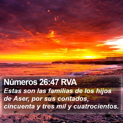 Números 26:47 RVA Bible Verse Image