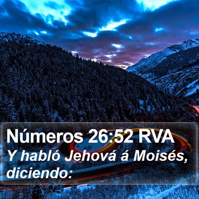 Números 26:52 RVA Bible Verse Image