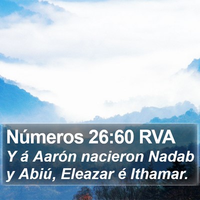 Números 26:60 RVA Bible Verse Image