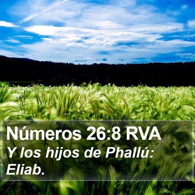 Números 26:8 RVA Bible Verse Image