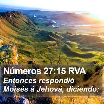 Números 27:15 RVA Bible Verse Image