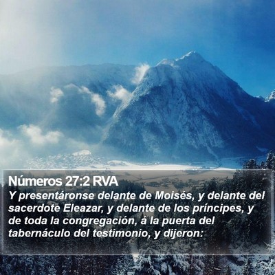 Números 27:2 RVA Bible Verse Image