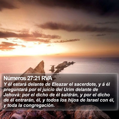 Números 27:21 RVA Bible Verse Image