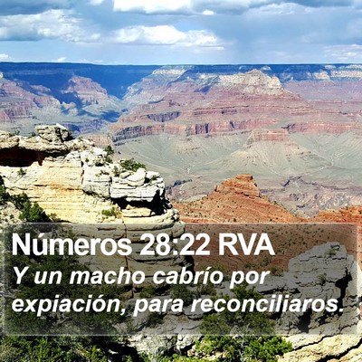 Números 28:22 RVA Bible Verse Image
