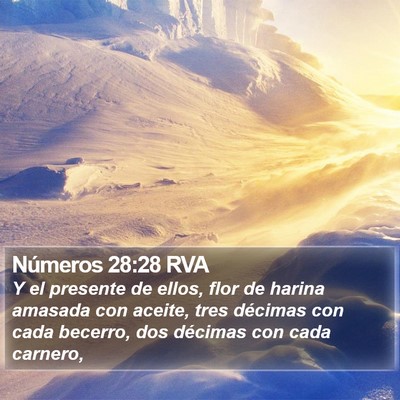 Números 28:28 RVA Bible Verse Image