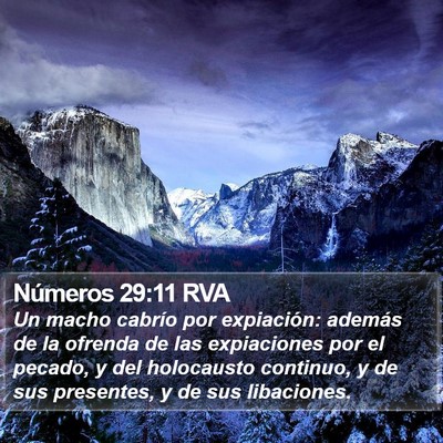 Números 29:11 RVA Bible Verse Image